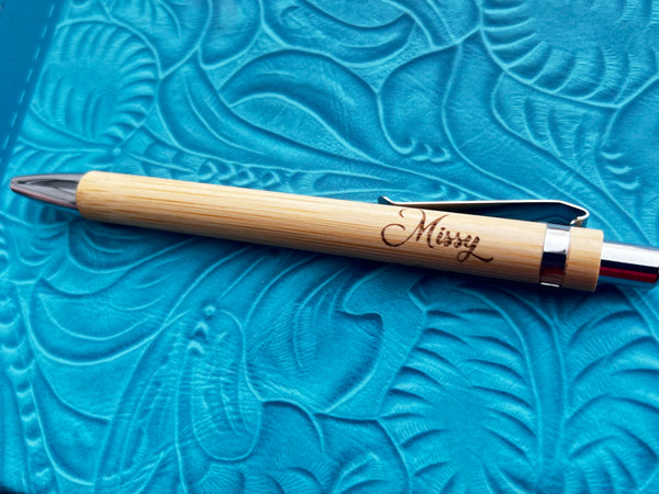 Personalized laser engrave pen with your name