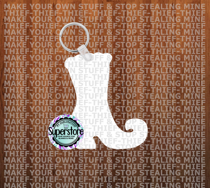 Sublimation keychain blank- Cowboy Boot