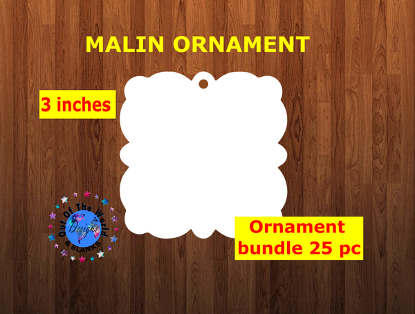 Malin shape 10pc or 25 pc  Ornament Bundle Price