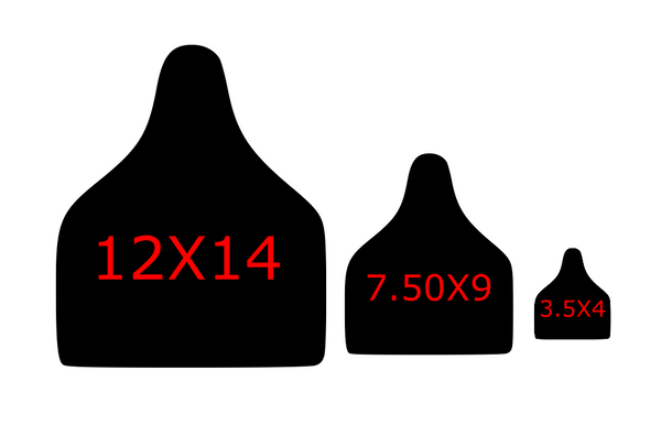 Cattle tag - Wall Hanger - 4 sizes to choose from -  Sublimation Blank  - 1 sided  or 2 sided options