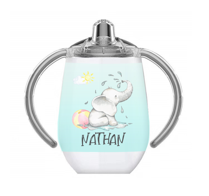 Cute bunny sippy cup PNG for sublimation