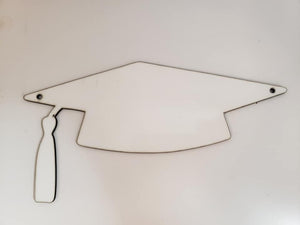Graduation cap Door - Wall Hanger - 3 sizes to choose from -  Sublimation Blank  - 1 sided  or 2 sided options