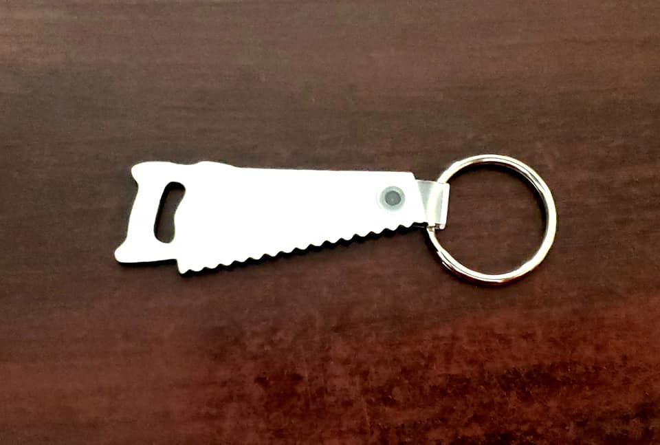 Handsaw Keychain Single sided or double sided Sublimation Blank