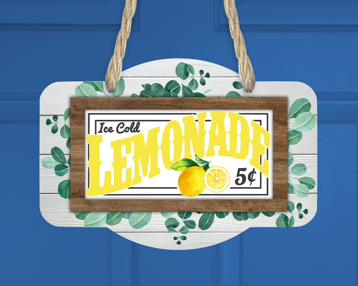 Digital download Ice cold Lemonade design for or sublimation blanks