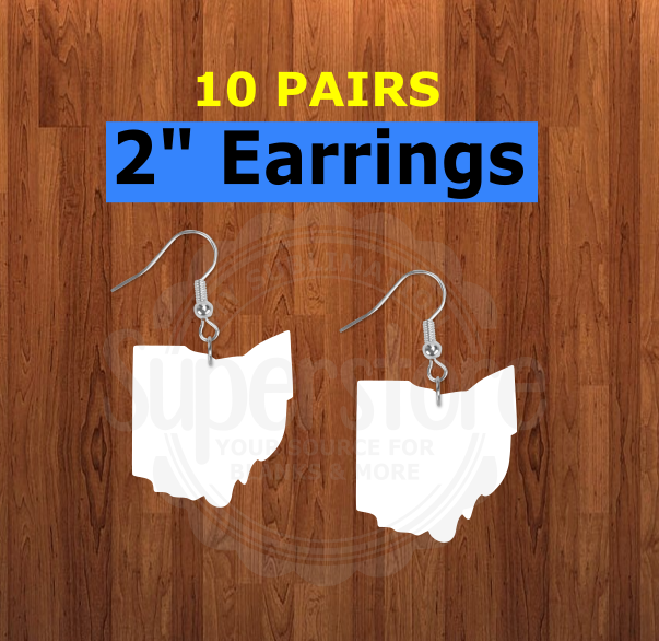 Ohio State Earrings