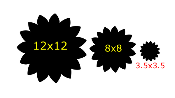 Sunflower Door - Wall Hanger - 3 sizes to choose from -  Sublimation Blank  - 1 sided  or 2 sided options