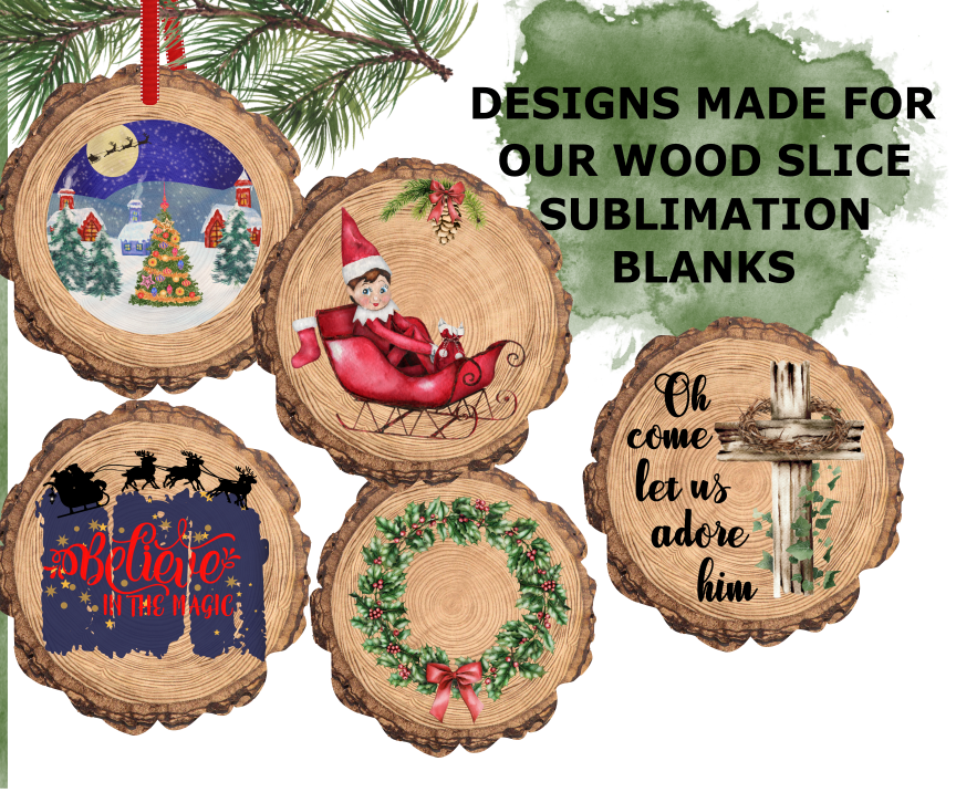 Instant Print) Digital Download - Wood slice bundle for our new wood – My  Sublimation Superstore