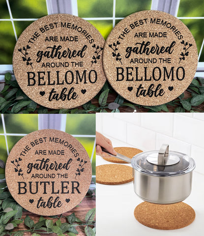 Engraved personalized trivet