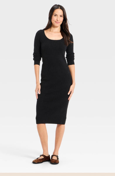 Black sweater dress new with tags