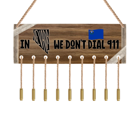 Digital Download - In Nevada we don't dial 911 - made for our blanks