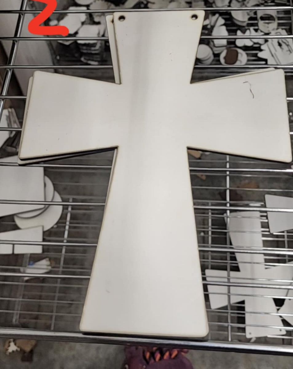 Cross 10 inch With Holes – My Sublimation Superstore