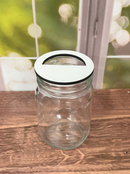 Mason Jar Round - MDF Single Sided