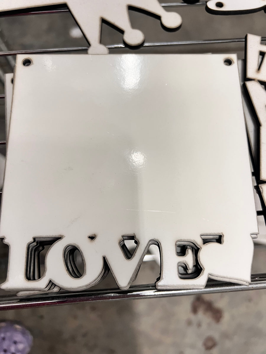 Love frame 5 inch - With Holes – My Sublimation Superstore