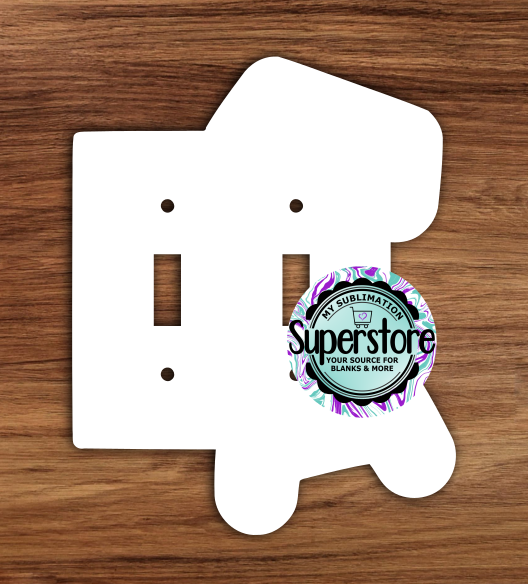 Double Light Switch Cover - Game Controller - MDF Sublimation Blank
