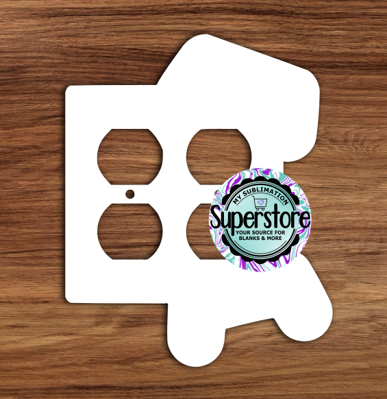Double Outlet Cover - Game Controller - MDF Sublimation Blank