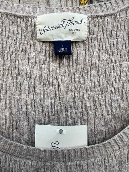 Light brown sweater dress new with tags