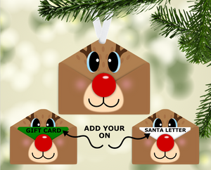 Digital Download - Reindeer letter envelope - for our ggsublimation.com blanks