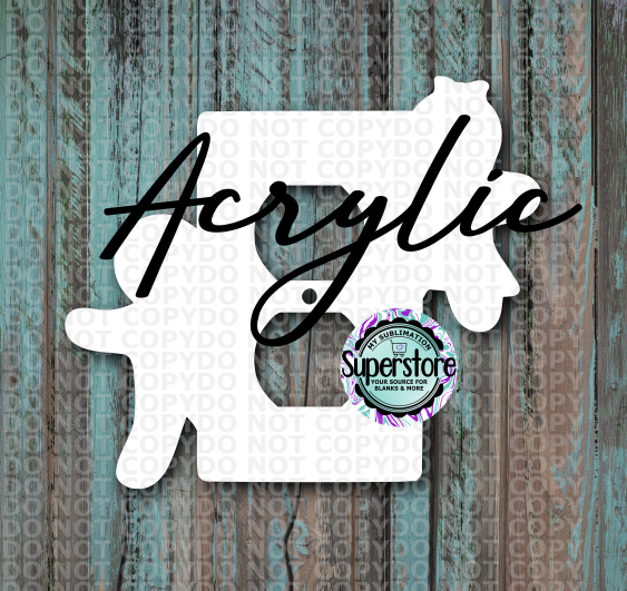 Clear Acrylic - Outlet Cover - Gingerbread - MDF Sublimation Blank
