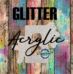 Glitter Acrylic - Outlet Cover - Gingerbread - MDF Sublimation Blank