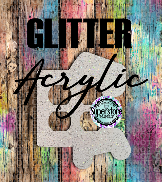 Glitter Acrylic - Double Outlet Cover - Game Controller - Sublimation Acrylic