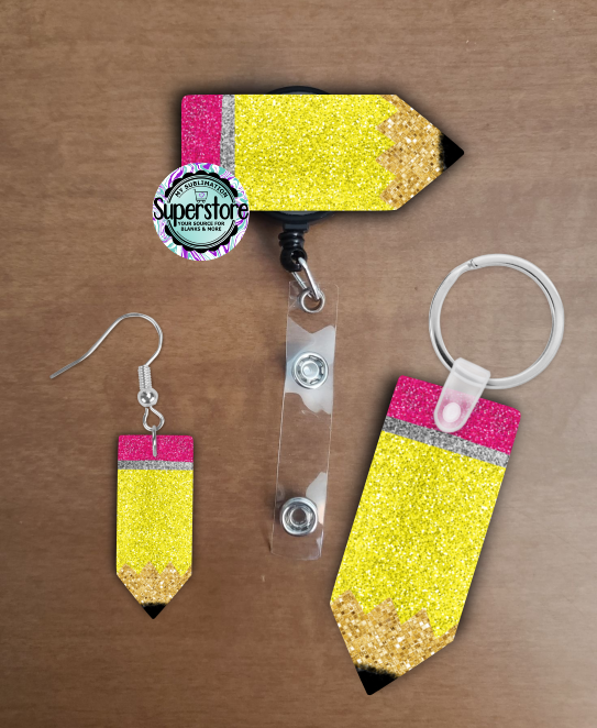 Digital Download - Glitter Pencil design bundle - made for our blanks