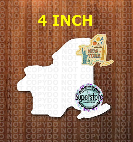 (4 inch) - Special New York - MDF Single Sided - Ornament