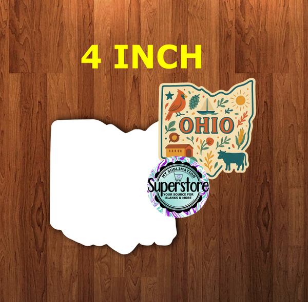 (4 inch) - Special Ohio State - MDF Single Sided - Ornament
