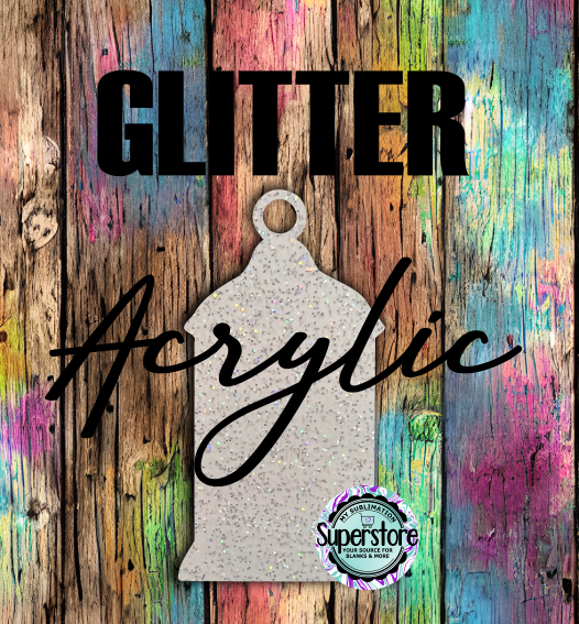 GLITTER Lantern   - Sublimation Acrylic