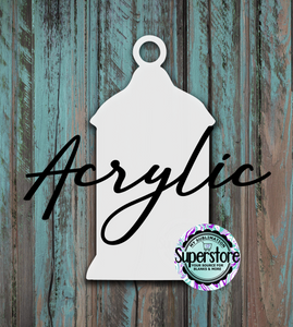 Clear Acrylic - Lantern  - Sublimation Acrylic