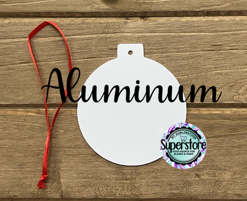 Aluminum bobber - bulb ornament 3.5 inch