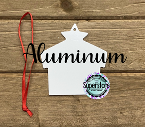 Aluminum nativity ornament 3.5 inch