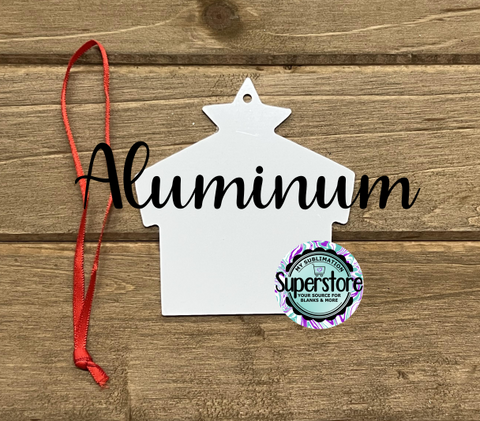 Aluminum nativity ornament 3.5 inch