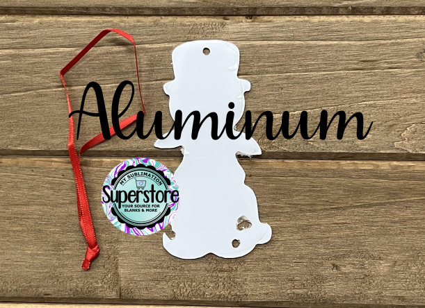 Aluminum Christmas trio ornament 4inch