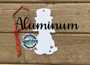 Aluminum Christmas trio ornament 4inch