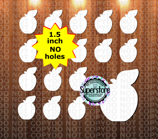 Apple - 10 or 20pc bundle - 1.5 or 2 inch size (great for badge reels & hairbow centers)