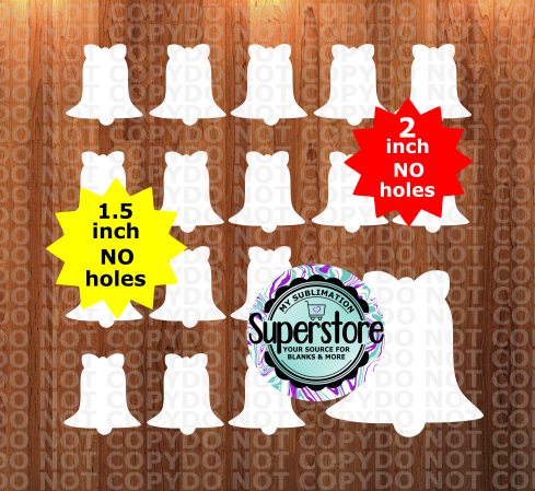 Bell - 10 or 20pc bundle - 1.5 or 2 inch size (great for badge reels & hairbow centers