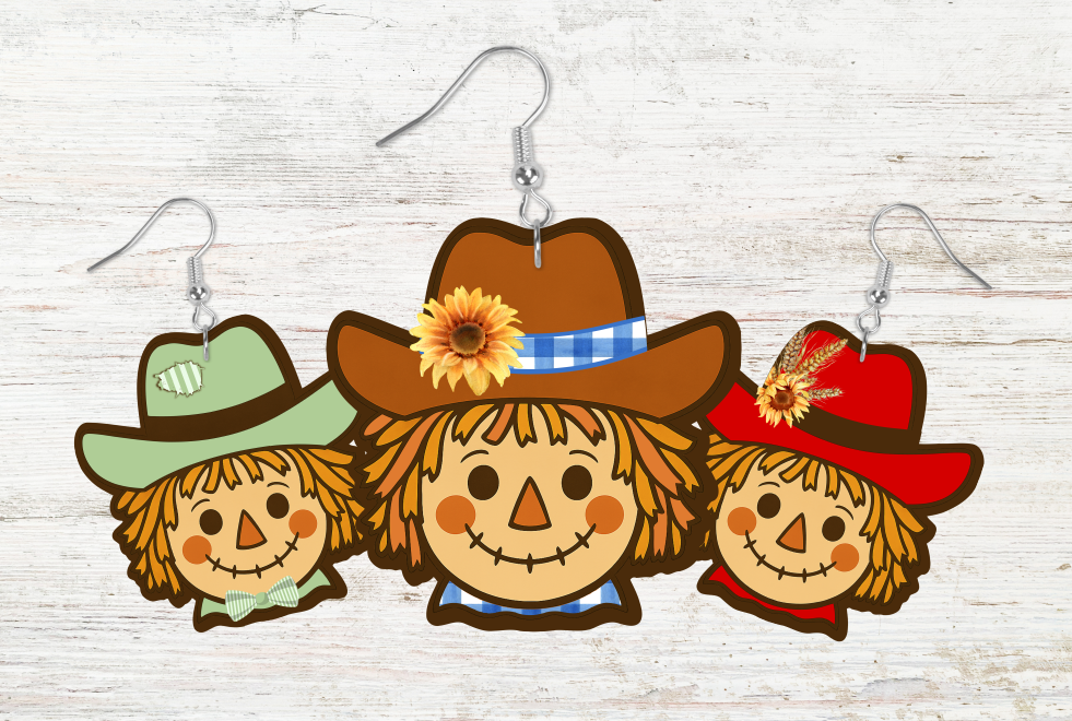 Digital Download -  Boy Scarecrow 3 pc Bundle - for our sublimation blanks