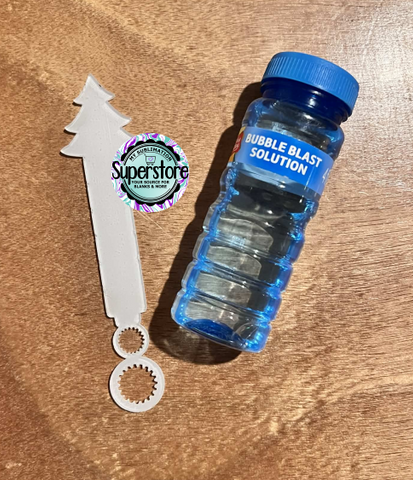 Clear Acrylic - Tree Bubble Wand - Sublimation Acrylic