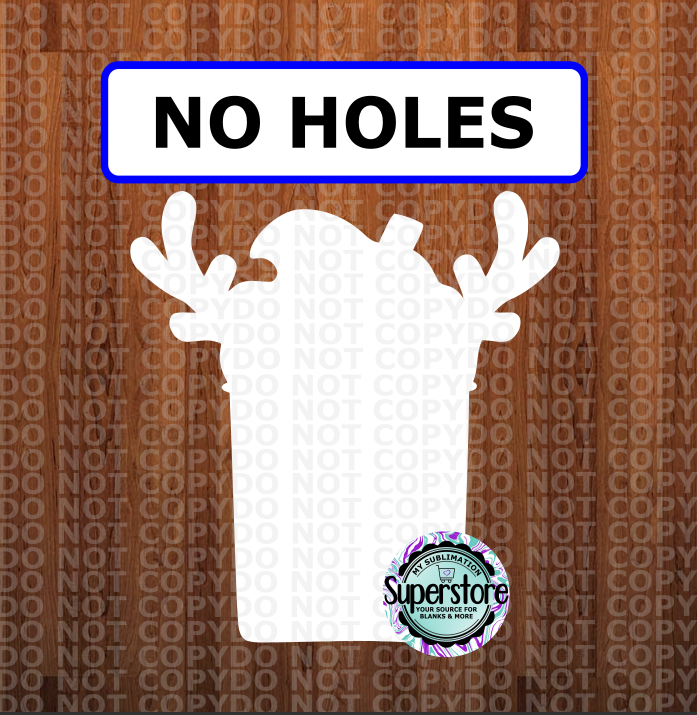 Deer coffee - NO holes - Sublimation Blank MDF