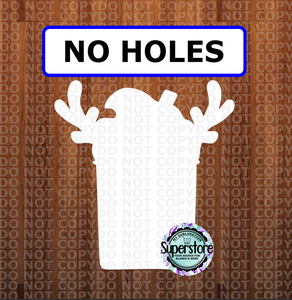 Deer coffee - NO holes - Sublimation Blank MDF