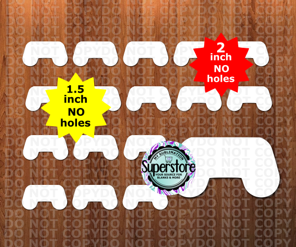 Controller - 10 or 20pc bundle - 1.5 or 2 inch size (great for badge reels & hairbow centers