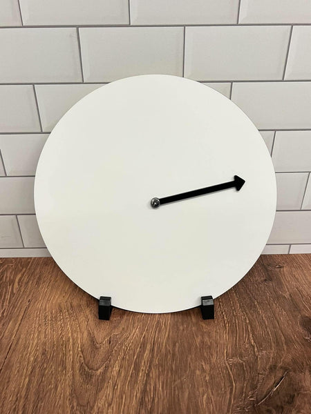 10 inch - Countdown round (Black or Red arrow)  - With or Without Hole - MDF Single Sided