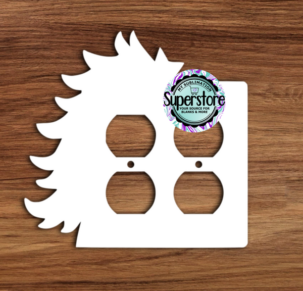 Double Outlet Cover - Tree - MDF Sublimation Blank