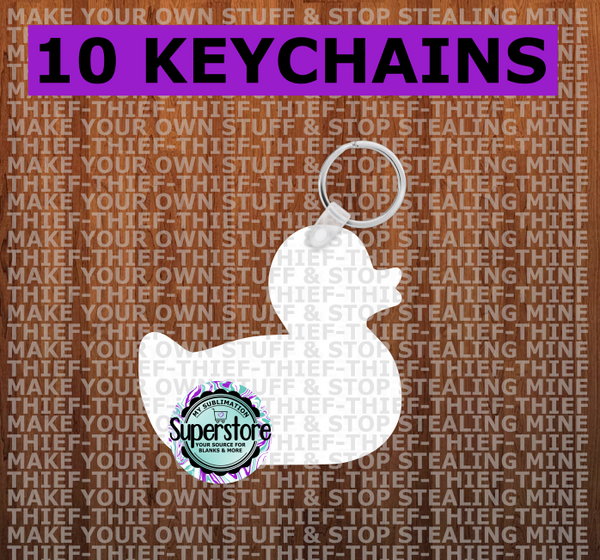 4 inch size - Duck keychain