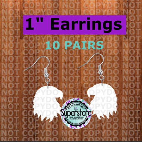 (1 inch) Eagle earrings size - BULK PURCHASE 10pair