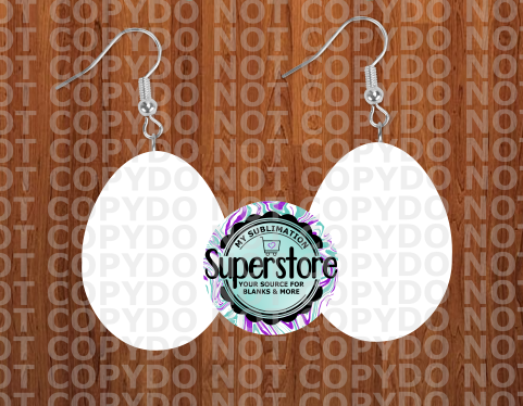 Egg earrings 3 sizes  - BULK PURCHASE 10pair