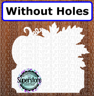 Fall Sign - withOUT holes - Wall Hanger - 5 sizes to choose from - Sublimation Blank