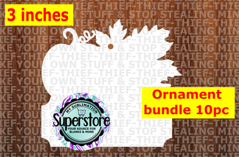 Fall Sign - with hole - Ornament Bundle Price