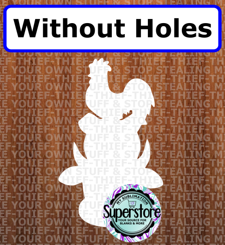 Farm Trio - withOUT holes - Wall Hanger - 5 sizes to choose from - Sublimation Blank