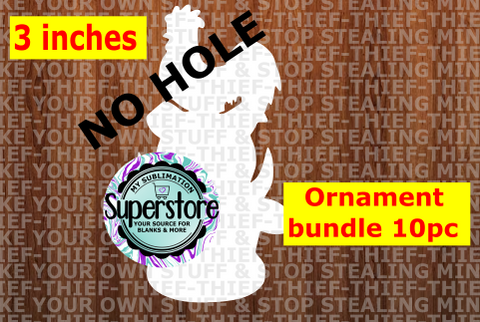 Farm Trio - withOUT hole - Ornament Bundle Price